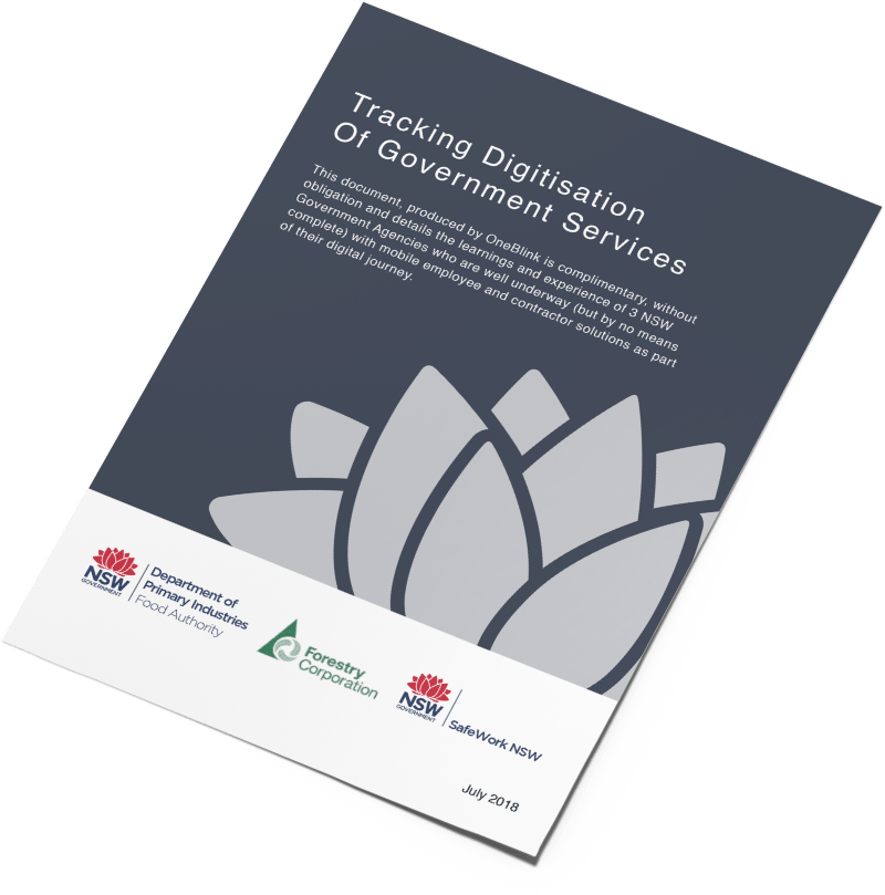 Digitisation of NSW Government Agencies